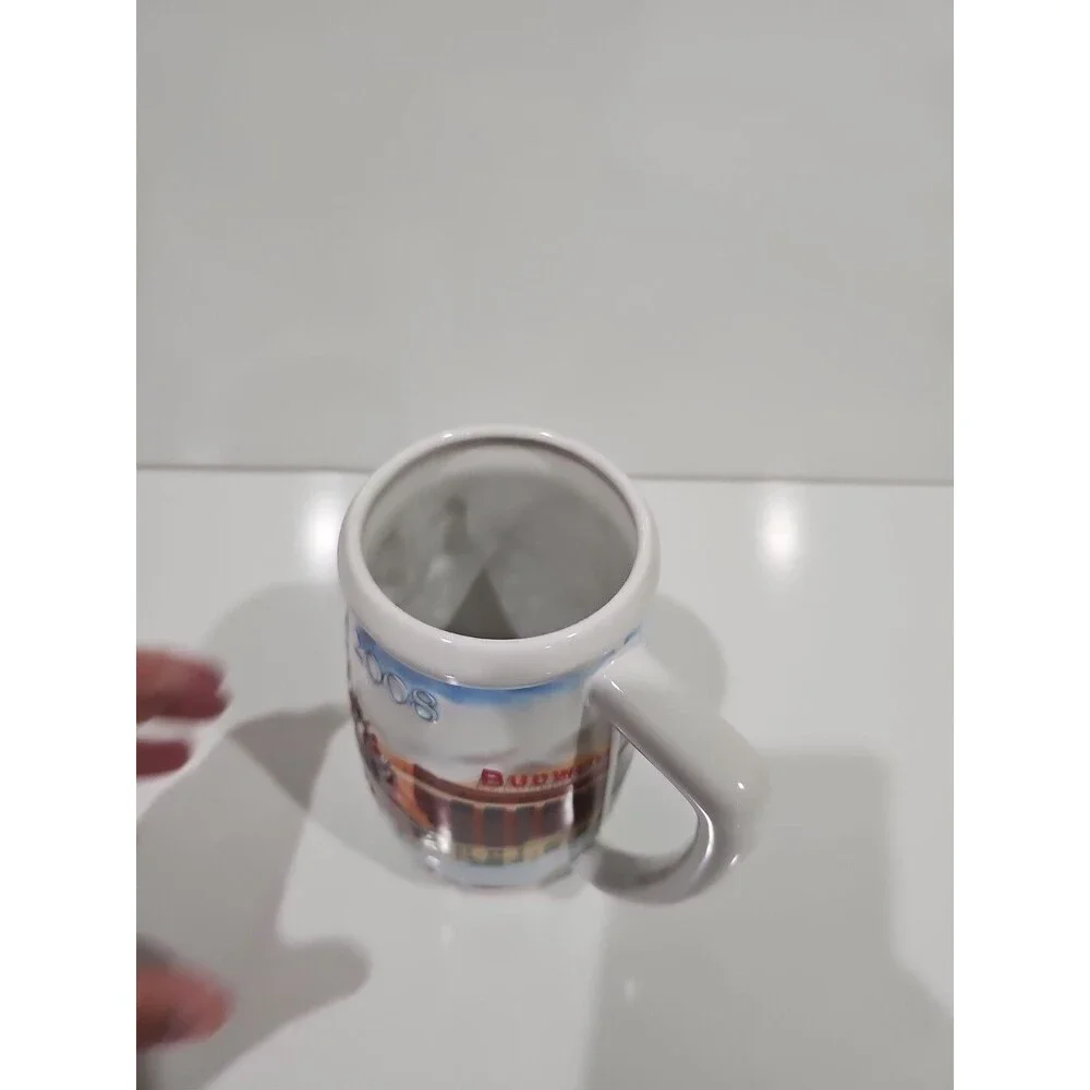 2008 Budweiser Holiday Stein Mug Christmas Clydesdale 75th Anniversary